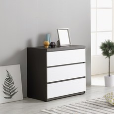 가이온 마린 서랍장 방문설치, 그레이화이트, 3단