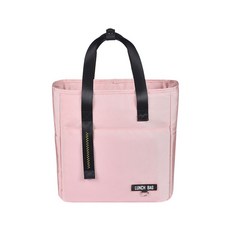 野餐便當保溫袋, 粉紅色, 1個