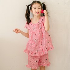 JJiniya 男童5分袖家居服上下套裝 迪士尼米奇