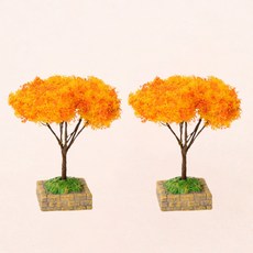 Allode 靈骨塔樹木迷你人造花 2入, 08 楓樹