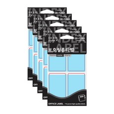 Petit 保護膜標籤 F206, 5個, 紅色, 52入