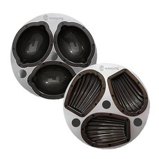 WOOJUNG Acacia 空氣炸鍋專用麵包模具 3 檸檬+瑪德琳套組, 1套