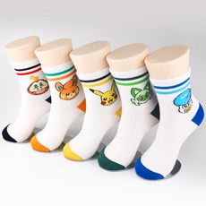 口袋妖怪兒童中型襪子 5 件套 PK-27