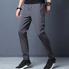 구디프 남성용 지퍼포켓 캐주얼 스트레이트 트레이닝 팬츠