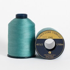 COTTONVILLE Coco Thread 優質縫紉線 45S/2 1700m, C043, 2入