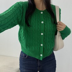 보리맘 꽈베기 R 라운드 니트 가디건 긴팔 임부복 M588