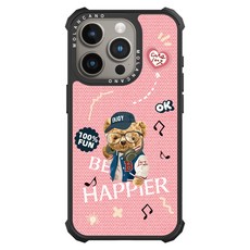 모란카노 임팩트 투명 테디 디자인 휴대폰 케이스