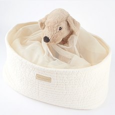 AMYLOVESPET Bodeum 內袋 M, 絎縫象牙, 1個