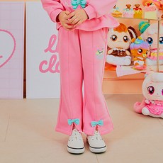 Lili Clair 女童用 甜心酸甜Catch! Teenieping 蓬鬆普羅旺斯休閒服 內刷毛蝴蝶結褲