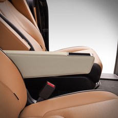 KMMOTORS Carnival KA4 擴充型收納扶手靠墊 左側, 1個, 棉米色