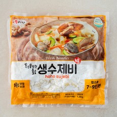 다선 쫄깃쫄깃한 호호 생수제비, 1.4kg, 1개