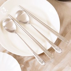 TABLE Art. 韓國製自行車餐具2人組, 單一顏色, 湯匙 2p + 筷子 2p, 1套