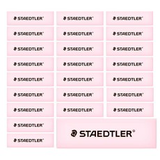 STAEDTLER 施德樓 推拉式橡皮擦補充芯 S210, 粉彩粉, 24個