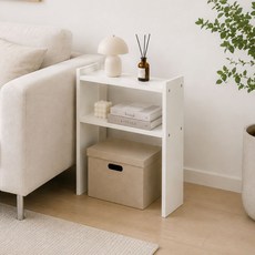 가구느낌 덤틈새선반 500 x 140 mm, 화이트