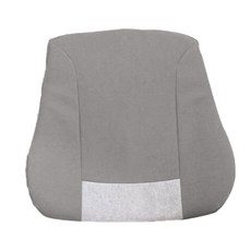 PLUS 코티드 시즌2 무지 등쿠션 로고없음, 플래티넘 실버, 1개