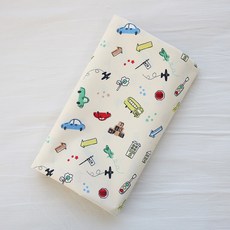 防水印花布料, 米色 (933)