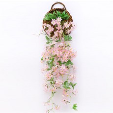 가정집 홈 인테리어 조화 벽장식 스웨그 라이트핑크, 1개