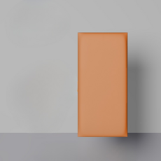 微笑牆壁緩衝墊 牆墊 20 x 50 cm, 1個, 橘色