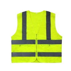 신호수 형광 안전조끼, 형광색, 1개