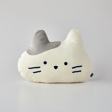 BUTTERSHOP BT Molang Molang 奶貓坐墊, 白色