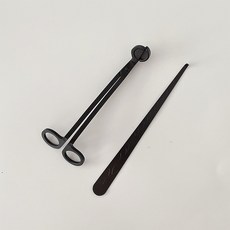 鍍金蠟燭護理 3 件套 11, 黑色的, 1套