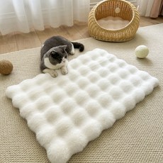 데이소이 고양이 럭셔리 쿠션, 18 화이트 직사각형, 1개