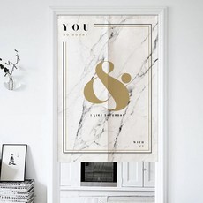 Ahope 含桿 金葉隔間窗簾 雙開式, Type 08