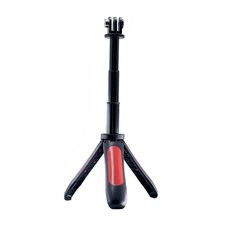 Chomi&Seven GoPro Shorty 相容延長桿三腳架, 單一商品(紅色), 1個