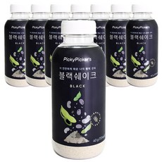 피키피커스 블랙쉐이크 선식가루, 40g, 8개