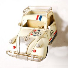 JHCompany復古汽車壁掛花盆 白色, 混色