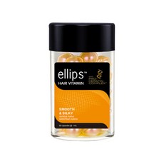 ellips 維他命護髮時空軟膠囊 滋養補水黃款 50入, 50ml, 1入