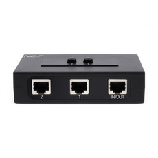 Next 2:1 雙向 RJ45 手動選擇器, NEXT-2434UTP, 1個