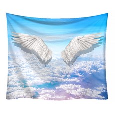 Market A 天使翅膀拍照區掛毯, TYPE06
