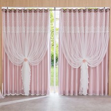 지나송 웨딩스타일 암막커튼 봉포함