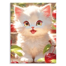 Enpick Art 畫布型鑽石畫套組 40 x 50 cm MK140, 幼貓, 1套