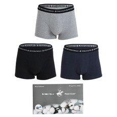 BEVERLY HILLS POLO CLUB 比佛利保羅 高級棉質四角褲3件組