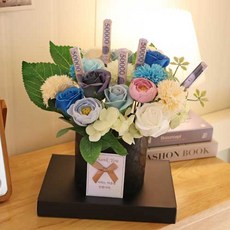 NOBLY 造型鈔票花籃組, 藍色