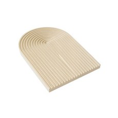 JHCompany簡約褶皺設計托盤 L, 乳霜, 1個