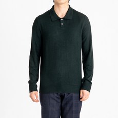 男士鈕扣領長袖T恤