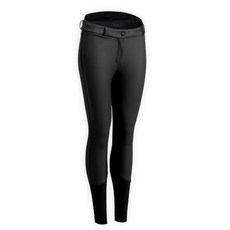 DECATHLON 迪卡儂 女式 500 騎行保暖褲 2XS, 黑色的, 1個