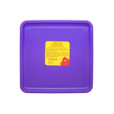 lollaland 孩童方形餐盤, 紫色, 餐盤
