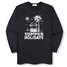 ILLUSO Summer Holiday 寬鬆版防磨衣長袖T恤