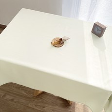 나비손길 도톰한 행사용 대형 사각 테이블보, 아이보리, 1개, 270 x 270 cm