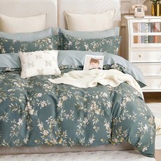 J-bedtime 床寢時光 100%純棉兩用被床包枕套4件組 SW9302M-H