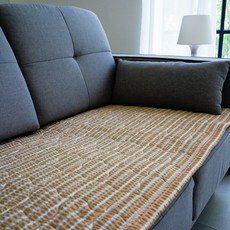 인룸 스트라이프 시어서커 누빔 소파패드