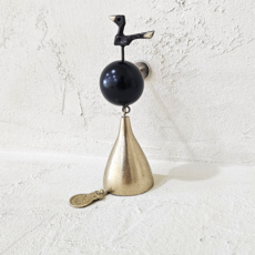 다온소리 행운 솟대 청아한 핸드메이드 풍경종, 혼합색상