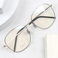 멜라크메 다각형 오버사이즈 베타티타늄 안경테