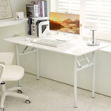 comet 空間利用鋼製折疊式桌/書桌 800, 白色