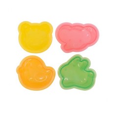造型飯糰模具4入組, 混色, 1組