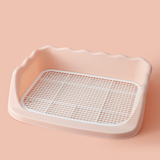 寵物專用廁所, 1個, 粉色的